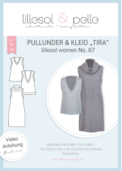 Papierschnittmuster Pullunder & Kleid Tira lillesol women No. 67